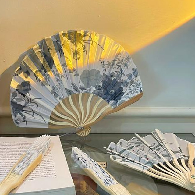 成都双层夹绡绷面工艺 轻奢国风布面扇 专属定制契合雅致生活