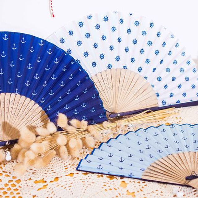      成都非遗手绘填色工艺 典藏级布面扇 个性定制传递东方美学韵味